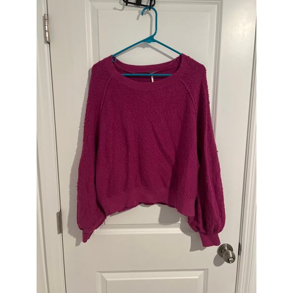 Free People Sweaters - Free People Wild Aster Textured Found My Friend Pullover – Size S